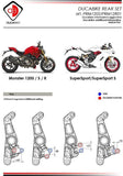 PRM1202 - DUCABIKE Ducati Monster / SuperSport Adjustable Pilot Rearset – Accessories in the 2WheelsHero Motorcycle Aftermarket Accessories and Parts Online Shop