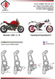 PRM12R01 - DUCABIKE Ducati Monster 1200R Adjustable Pilot Rearset – Accessories in the 2WheelsHero Motorcycle Aftermarket Accessories and Parts Online Shop