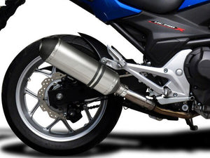 DELKEVIC Honda NC700 / NC750 (12/19) Slip-on Exhaust 13.5" X-Oval Titanium – Accessories in the 2WheelsHero Motorcycle Aftermarket Accessories and Parts Online Shop