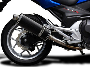 DELKEVIC Honda NC700 / NC750 (12/19) Slip-on Exhaust Stubby 14" Carbon – Accessories in the 2WheelsHero Motorcycle Aftermarket Accessories and Parts Online Shop