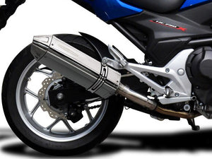 DELKEVIC Honda NC700 / NC750 (12/19) Slip-on Exhaust 13" Tri-Oval – Accessories in the 2WheelsHero Motorcycle Aftermarket Accessories and Parts Online Shop