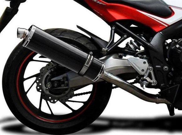 DELKEVIC Honda CB650F / CBR650F Full Exhaust System with Stubby 18