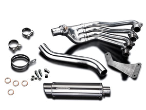 DELKEVIC Honda CB650F / CBR650F Full Exhaust System with SL10 14" Silencer – Accessories in the 2WheelsHero Motorcycle Aftermarket Accessories and Parts Online Shop