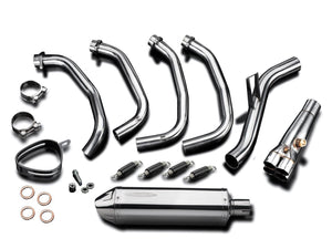 DELKEVIC Kawasaki Z900RS (2018+) Full Exhaust System with 13" Tri-Oval Silencer – Accessories in the 2WheelsHero Motorcycle Aftermarket Accessories and Parts Online Shop