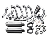 DELKEVIC Kawasaki Ninja 1000 / Z1000 Full Exhaust System with 13" Tri-Oval Silencers – Accessories in the 2WheelsHero Motorcycle Aftermarket Accessories and Parts Online Shop