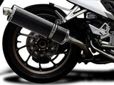 DELKEVIC Honda VFR800X / VFR800F Full Exhaust System with Stubby 18" Carbon Silencer – Accessories in the 2WheelsHero Motorcycle Aftermarket Accessories and Parts Online Shop