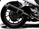 DELKEVIC Honda VFR800X / VFR800F Full Exhaust System with Stubby 14" Carbon Silencer – Accessories in the 2WheelsHero Motorcycle Aftermarket Accessories and Parts Online Shop