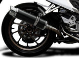 DELKEVIC Honda VFR800X / VFR800F Full Exhaust System with DL10 14" Carbon Silencer – Accessories in the 2WheelsHero Motorcycle Aftermarket Accessories and Parts Online Shop