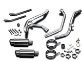 DELKEVIC Suzuki SV650 (99/02) Full Exhaust System with High Mount Mini 8" Silencers – Accessories in the 2WheelsHero Motorcycle Aftermarket Accessories and Parts Online Shop