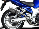 DELKEVIC Suzuki SV650 (99/02) Full Exhaust System with High Mount Mini 8" Silencers – Accessories in the 2WheelsHero Motorcycle Aftermarket Accessories and Parts Online Shop