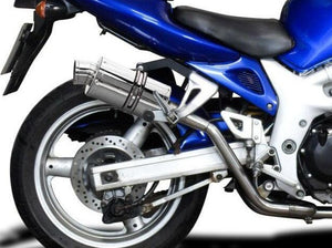 DELKEVIC Suzuki SV650 (99/02) Full Exhaust System with High Mount SS70 9" Silencers – Accessories in the 2WheelsHero Motorcycle Aftermarket Accessories and Parts Online Shop