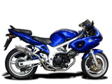 DELKEVIC Suzuki SV650 (99/02) Full Exhaust System with High Mount SS70 9" Silencers – Accessories in the 2WheelsHero Motorcycle Aftermarket Accessories and Parts Online Shop