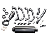 DELKEVIC Kawasaki Z900 (17/19) Full Exhaust System Stubby 17" Tri-Oval – Accessories in the 2WheelsHero Motorcycle Aftermarket Accessories and Parts Online Shop