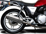 DELKEVIC Honda CB1100 Full Exhaust System with 13" Tri-Oval Silencer – Accessories in the 2WheelsHero Motorcycle Aftermarket Accessories and Parts Online Shop