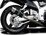 DELKEVIC Suzuki GSXR1300 Hayabusa (99/07) Full 4-2 Exhaust System with Mini 8" Carbon Silencers – Accessories in the 2WheelsHero Motorcycle Aftermarket Accessories and Parts Online Shop