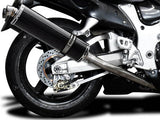 DELKEVIC Suzuki GSXR1300 Hayabusa (99/07) Full 4-2 Exhaust System with Stubby 18" Carbon Silencers – Accessories in the 2WheelsHero Motorcycle Aftermarket Accessories and Parts Online Shop