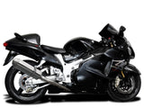 DELKEVIC Suzuki GSXR1300 Hayabusa (99/07) Full 4-2 Exhaust System with 13" Tri-Oval Silencers – Accessories in the 2WheelsHero Motorcycle Aftermarket Accessories and Parts Online Shop