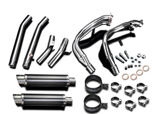 DELKEVIC Suzuki GSXR1300 Hayabusa (99/07) Full 4-2 Exhaust System with DL10 14" Carbon Silencers – Accessories in the 2WheelsHero Motorcycle Aftermarket Accessories and Parts Online Shop