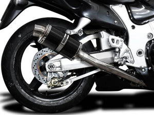 DELKEVIC Suzuki GSXR1300 Hayabusa (99/07) Full 4-1 Exhaust System with DS70 9" Carbon Silencer – Accessories in the 2WheelsHero Motorcycle Aftermarket Accessories and Parts Online Shop