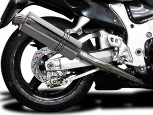 DELKEVIC Suzuki GSXR1300 Hayabusa (99/07) Full 4-1 Exhaust System with Stubby 14" Silencer – Accessories in the 2WheelsHero Motorcycle Aftermarket Accessories and Parts Online Shop