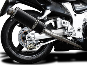 DELKEVIC Suzuki GSXR1300 Hayabusa (99/07) Full 4-1 Exhaust System with Stubby 14" Carbon Silencer – Accessories in the 2WheelsHero Motorcycle Aftermarket Accessories and Parts Online Shop