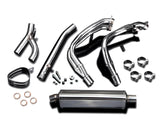 DELKEVIC Suzuki GSXR1300 Hayabusa (99/07) Full 4-1 Exhaust System with Stubby 17" Tri-Oval Silencer – Accessories in the 2WheelsHero Motorcycle Aftermarket Accessories and Parts Online Shop