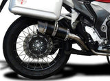 DELKEVIC Honda VFR1200X Crosstourer Full Exhaust System with Mini 8" Carbon Silencer – Accessories in the 2WheelsHero Motorcycle Aftermarket Accessories and Parts Online Shop