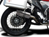 DELKEVIC Honda VFR1200X Crosstourer Full Exhaust System with Mini 8" Silencer – Accessories in the 2WheelsHero Motorcycle Aftermarket Accessories and Parts Online Shop