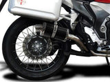 DELKEVIC Honda VFR1200X Crosstourer Full Exhaust System with DS70 9" Carbon Silencer – Accessories in the 2WheelsHero Motorcycle Aftermarket Accessories and Parts Online Shop