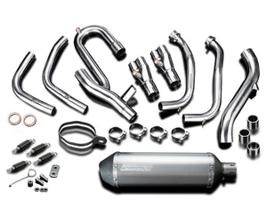 DELKEVIC Honda VFR1200X Crosstourer Full Exhaust System with 13.5" Titanium X-Oval Silencer – Accessories in the 2WheelsHero Motorcycle Aftermarket Accessories and Parts Online Shop