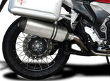 DELKEVIC Honda VFR1200X Crosstourer Full Exhaust System with 13.5" Titanium X-Oval Silencer – Accessories in the 2WheelsHero Motorcycle Aftermarket Accessories and Parts Online Shop