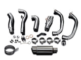 DELKEVIC Kawasaki Ninja 300 Full Exhaust System with Mini 8" Silencer – Accessories in the 2WheelsHero Motorcycle Aftermarket Accessories and Parts Online Shop