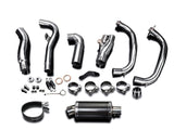 DELKEVIC Kawasaki Ninja 300 Full Exhaust System with DS70 9" Carbon Silencer – Accessories in the 2WheelsHero Motorcycle Aftermarket Accessories and Parts Online Shop