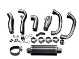 DELKEVIC Kawasaki Ninja 300 Full Exhaust System with Stubby 14" Carbon Silencer – Accessories in the 2WheelsHero Motorcycle Aftermarket Accessories and Parts Online Shop