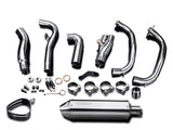 DELKEVIC Kawasaki Ninja 300 Full Exhaust System with 13" Tri-Oval Silencer – Accessories in the 2WheelsHero Motorcycle Aftermarket Accessories and Parts Online Shop