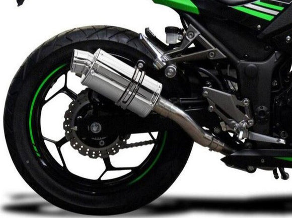 DELKEVIC Kawasaki Ninja 300 Full Exhaust System with SS70 9