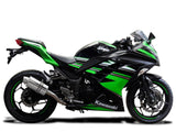 DELKEVIC Kawasaki Ninja 300 Full Exhaust System with SS70 9" Silencer – Accessories in the 2WheelsHero Motorcycle Aftermarket Accessories and Parts Online Shop