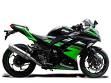 DELKEVIC Kawasaki Ninja 300 Full Exhaust System with SL10 14" Silencer – Accessories in the 2WheelsHero Motorcycle Aftermarket Accessories and Parts Online Shop