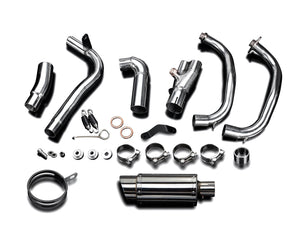 DELKEVIC Kawasaki KLE 300 Versys-X Full Exhaust System with Mini 8" Silencer – Accessories in the 2WheelsHero Motorcycle Aftermarket Accessories and Parts Online Shop