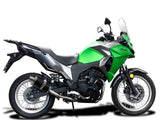 DELKEVIC Kawasaki KLE 300 Versys-X Full Exhaust System with DS70 9" Carbon Silencer – Accessories in the 2WheelsHero Motorcycle Aftermarket Accessories and Parts Online Shop