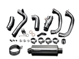 DELKEVIC Kawasaki KLE 300 Versys-X Full Exhaust System with Stubby 14" Silencer – Accessories in the 2WheelsHero Motorcycle Aftermarket Accessories and Parts Online Shop