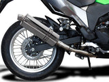 DELKEVIC Kawasaki KLE 300 Versys-X Full Exhaust System with Stubby 14" Silencer – Accessories in the 2WheelsHero Motorcycle Aftermarket Accessories and Parts Online Shop