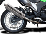 DELKEVIC Kawasaki KLE 300 Versys-X Full Exhaust System with Stubby 18" Silencer – Accessories in the 2WheelsHero Motorcycle Aftermarket Accessories and Parts Online Shop