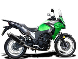 DELKEVIC Kawasaki KLE 300 Versys-X Full Exhaust System with Stubby 18" Carbon Silencer – Accessories in the 2WheelsHero Motorcycle Aftermarket Accessories and Parts Online Shop