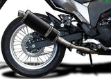 DELKEVIC Kawasaki KLE 300 Versys-X Full Exhaust System with Stubby 14" Carbon Silencer – Accessories in the 2WheelsHero Motorcycle Aftermarket Accessories and Parts Online Shop