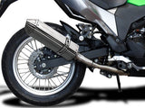 DELKEVIC Kawasaki KLE 300 Versys-X Full Exhaust System with 13" Tri-Oval Silencer – Accessories in the 2WheelsHero Motorcycle Aftermarket Accessories and Parts Online Shop