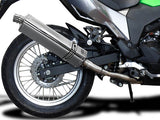 DELKEVIC Kawasaki KLE 300 Versys-X Full Exhaust System with Stubby 17" Tri-Oval Silencer – Accessories in the 2WheelsHero Motorcycle Aftermarket Accessories and Parts Online Shop