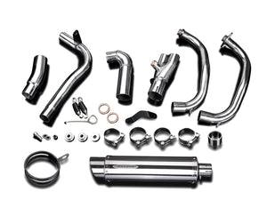 DELKEVIC Kawasaki KLE 300 Versys-X Full Exhaust System with SL10 14" Silencer – Accessories in the 2WheelsHero Motorcycle Aftermarket Accessories and Parts Online Shop