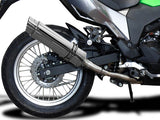 DELKEVIC Kawasaki KLE 300 Versys-X Full Exhaust System with SL10 14" Silencer – Accessories in the 2WheelsHero Motorcycle Aftermarket Accessories and Parts Online Shop