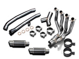 DELKEVIC Kawasaki Ninja ZX-14R Full Exhaust System with Mini 8" Carbon Silencers – Accessories in the 2WheelsHero Motorcycle Aftermarket Accessories and Parts Online Shop